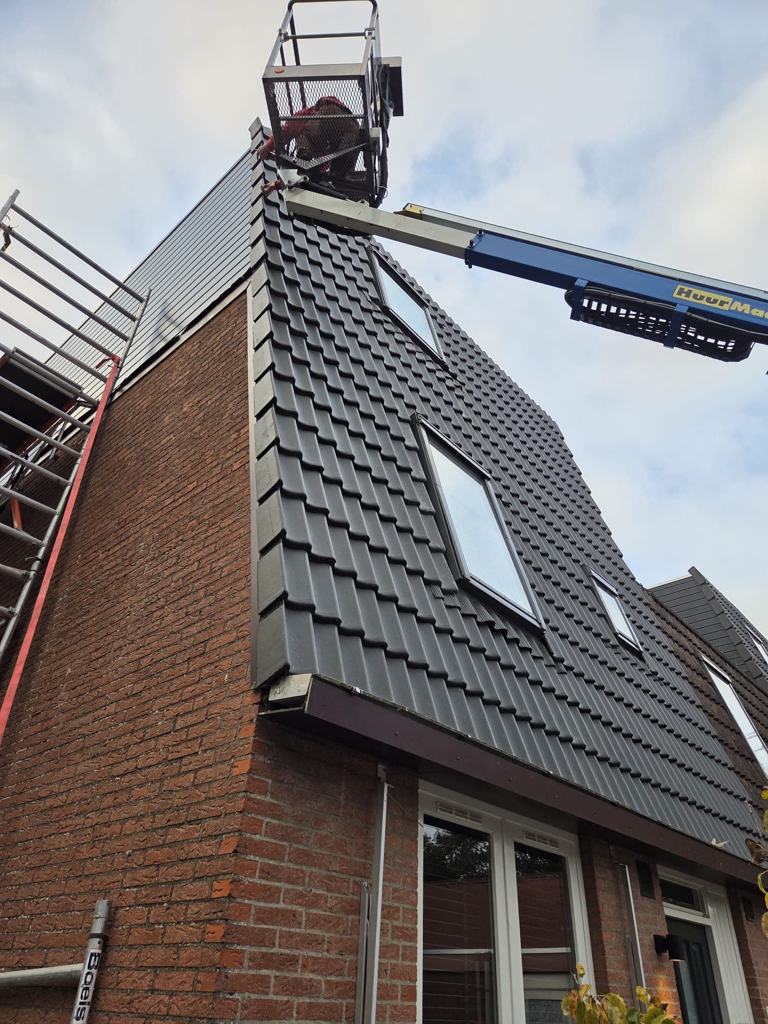 Voortgang van de woningrenovatie