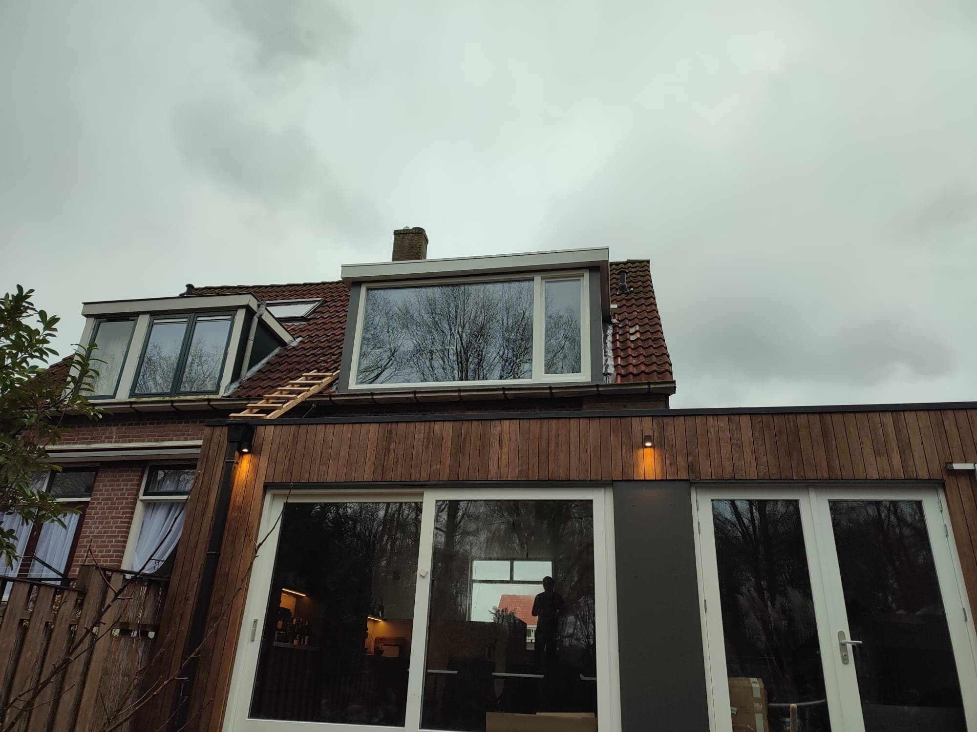 Detail van de afwerking